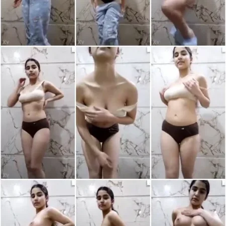 Paki Girl Latest Viral Video Stripping Full NUDe with Face in Shower ( 3.3 MB )
